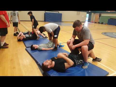 Boxing Practice in Abbotsford at Colleen & Gordie Howe Middle School