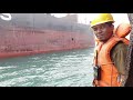 PROSES SANDAR TONGKANG MT 108 DI KAPAL GANAL NPS OCEAN STAR. TUGBOAT PETROSEA 29-09-2019