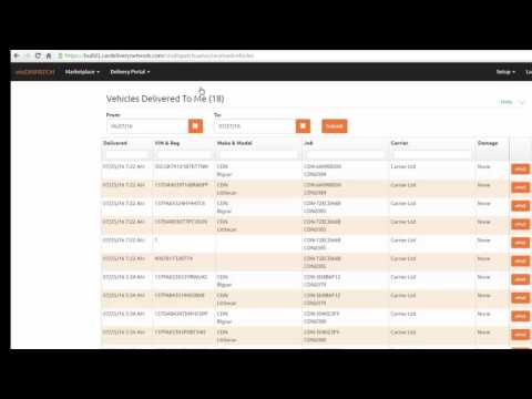 vinDISPATCH - Dealer Portal - Delivered Vehicles