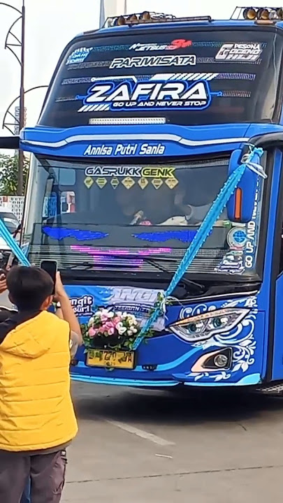 BUS VIRAL ZAFIRA‼️ #telolet #basuri #zafira #automobile