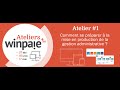 Atelier winpaierh 1  comment se prparer  la mise en production de la gestion administrative 