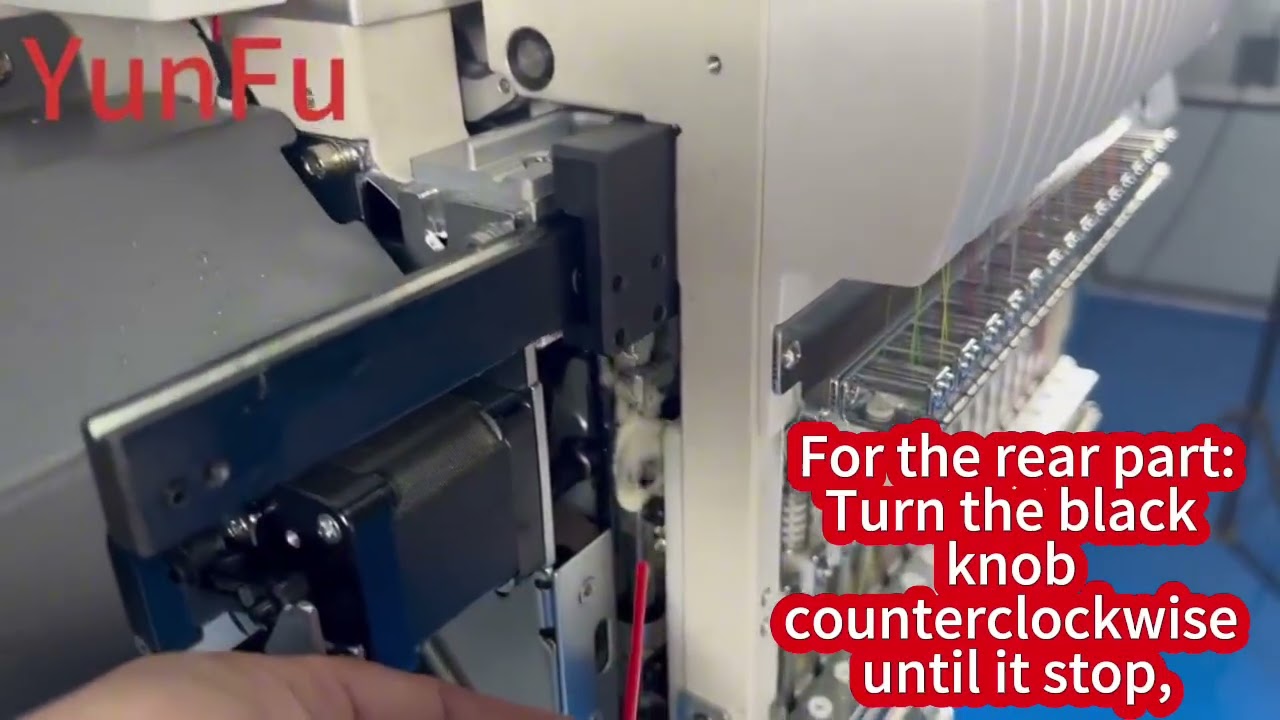 How to oil and grease YunFu BL model embroidery machine