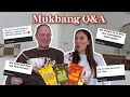 Mein papa beantwortet eure fragen  mukbang mit bernhard blocksberg  adorable caro