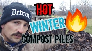 Winter Composting |Keep Compost Piles HOT|