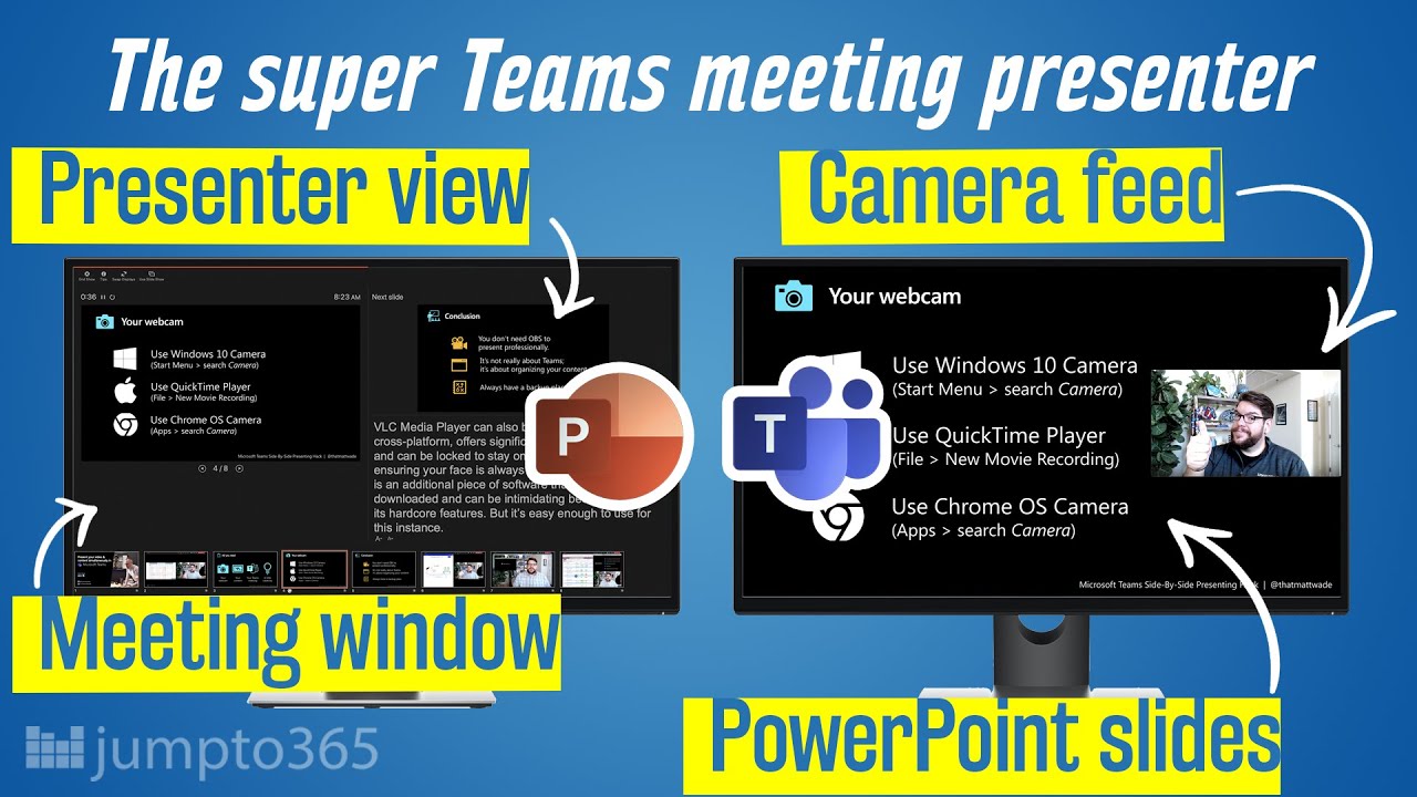 powerpoint presentation mode in ms teams