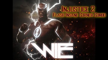 Injustice 2 Flash Insane Corner Combo 2 bars 629.59 Damage on Superman