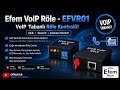 Efem VoIP Röle - EFVR01 Kutu açılımı ve Kullanım