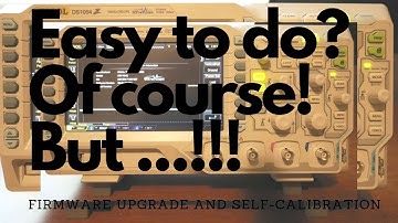 How To Upgrade the Rigol DS1054Z Oscilloscope Firmware