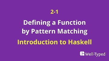 02-01 Defining a Function by Pattern Matching (Introduction to Haskell)