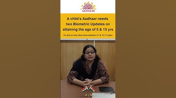 Are you aware of Mandatory Biometric Update in #Aadhaar?