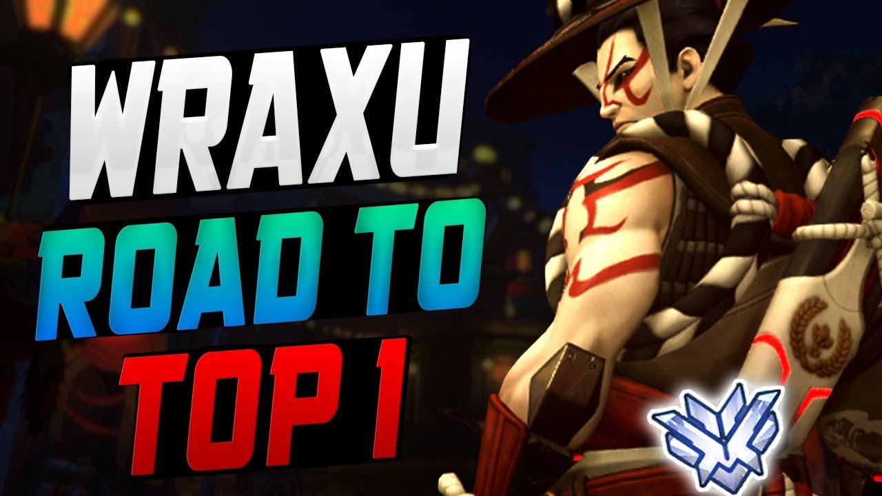 WRAXU AIMBOT HANZO! 50 ELIMS! [ OVERWATCH SEASON 8 TOP 500 ]