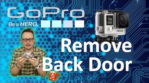 How to remove the back door of your GoPro Hero 4 housing
