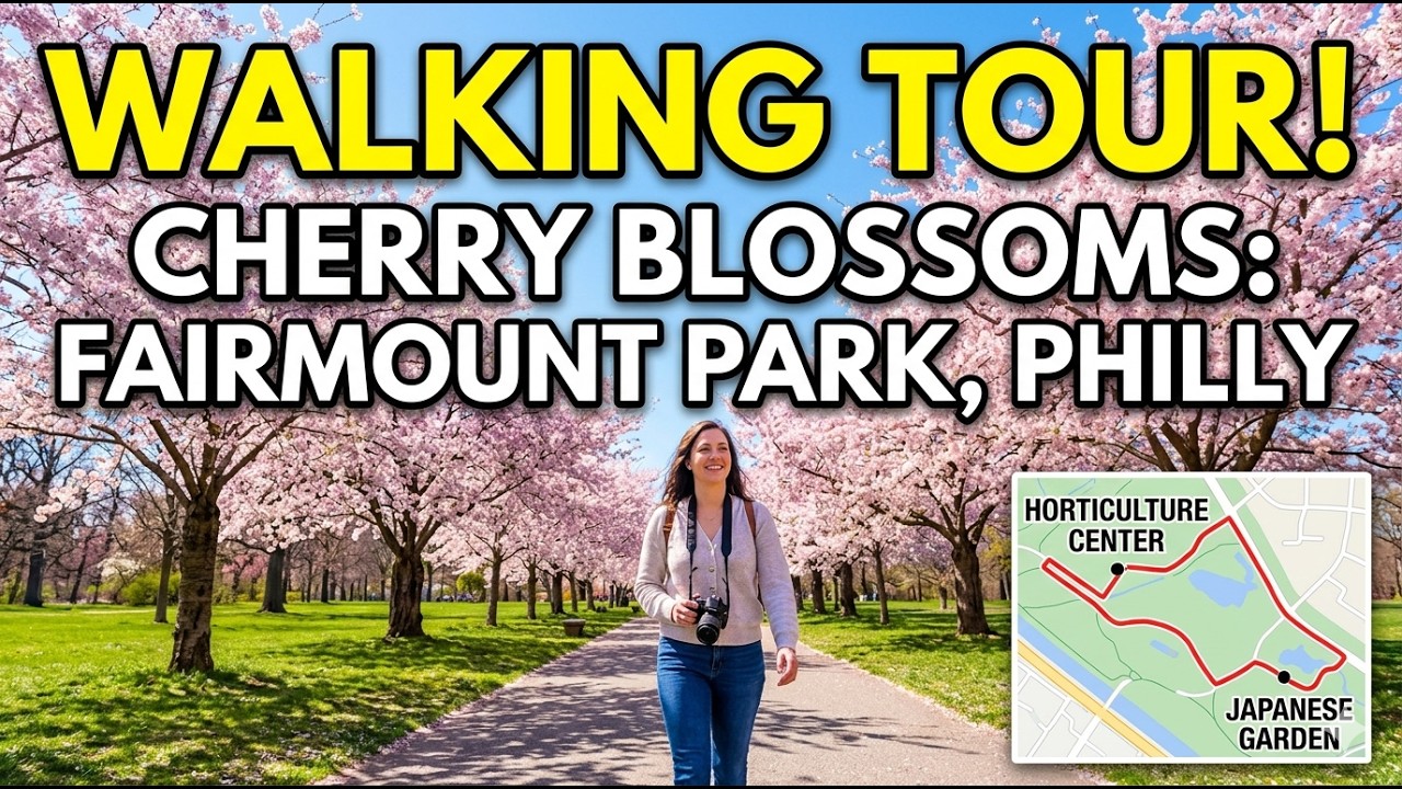 Fairmount Park Cherry 🌸 Blossoms | Philadelphia Walking Tour ...