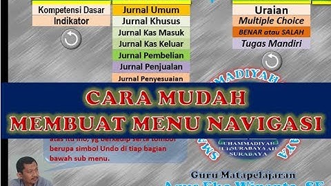 Tutorial Power Point (Sesi 1): Cara Mudah Membuat Menu Navigasi