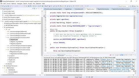 21. Struts 2 with the Spring Framework - Getting Started with  Spring JDBC, MariaDB & Eclipse