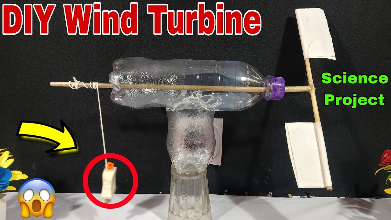 How to Make a Wind Turbine at Home // Easy DIY Science Project - YouTube