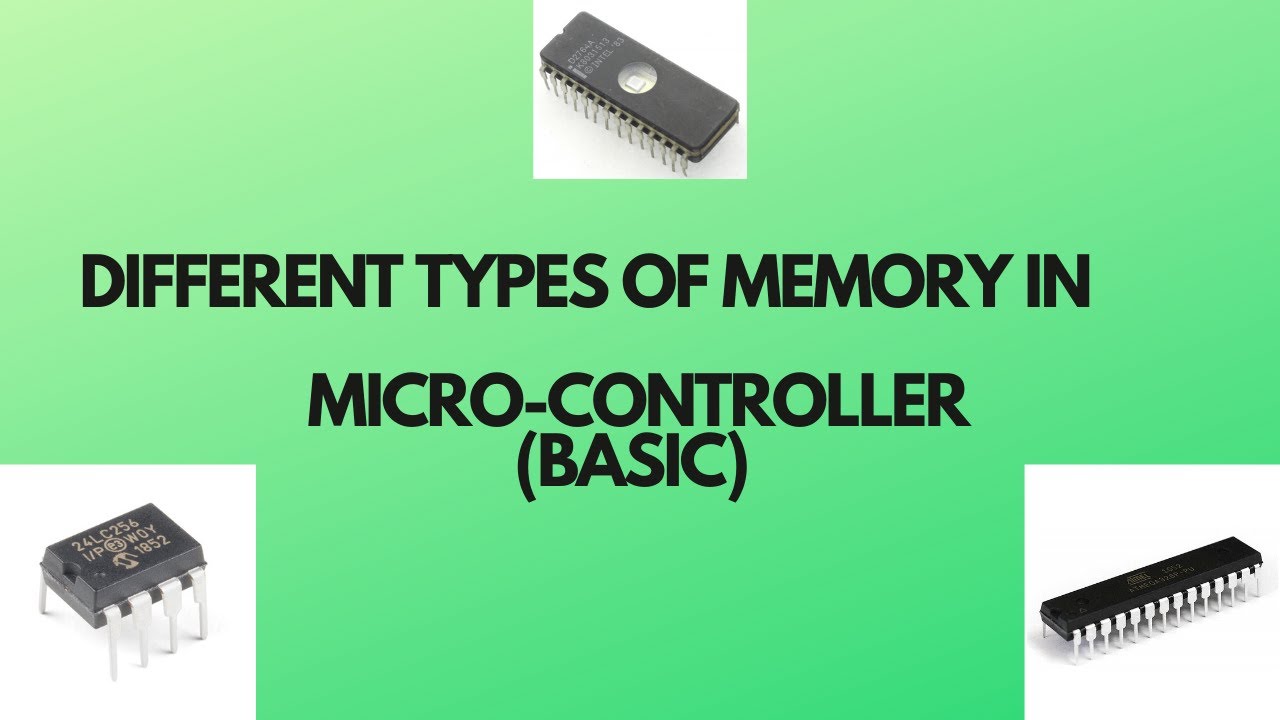 Different types of memory in micro controller - YouTube