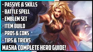 Masha Complete Hero Guide! Best Build, Spells, Pros & Cons, Tips & Tricks | Mobile Legends screenshot 2
