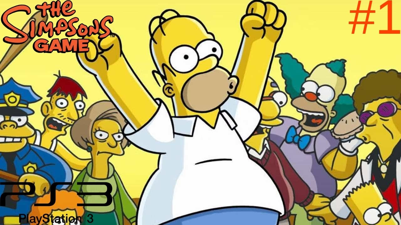 Игра «Симпсоны» — Часть 1 — 4 уровня — SuperAJStylesNick