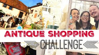 ANTIQUE SHOPPING CHALLENGE | Shop With Us | The Packhouse Farnham | Lollipop Box Club