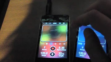 iKaossilator live iPhone4 + iPod touch