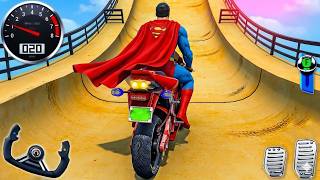 Mega Ramp Stunt Bike Simulator 3D - Motor Bike Motocross Impossible Racing - Android GamePlay #3 screenshot 4