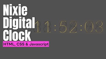 ASMR Programming - Nixie Digital Clock - No Taking