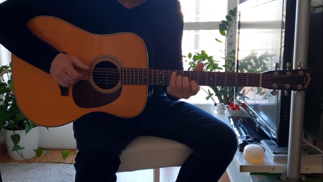 Pink Floyd Comfortably Numb Acoustic Guitar Cover Fingerstyle