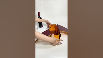 🍾 Redefining wine packaging! #winebox #winepackaging #packagingdesign  #custompackaging #foldingbox