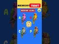 Memory IQ Test Guess The Correct Answer 🤔| #iqtest