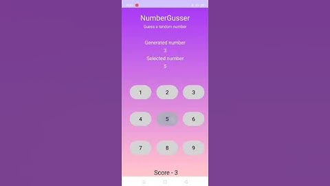 Number Guessing Game | Android Project | Android Application  #android  #numbergame #androidgame