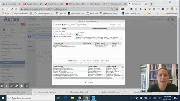 Sending Emails from Aeries to Parents