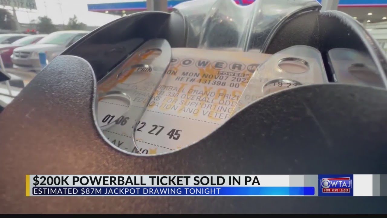 200k Powerball ticket sold in Pennsylvania YouTube