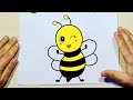 Dancing Bee | How to Draw Funny Cute Bee