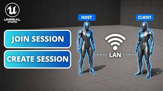 Learn How to Create & Join LAN Sessions in Unreal Engine 5 | UE5 Multiplayer Tutorial