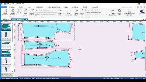 How to create and manage SEAMS with Create™ CAD 2D pattern making - Creare CUCITURE