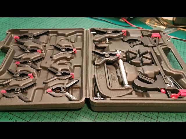 Parkside 16 piece Clamp Set - (from test review or Lidl and Kaufland) - YouTube