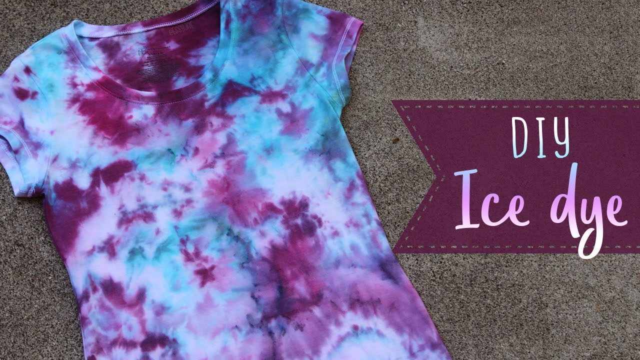 How To Ice Dye, Fabric Dye Techniques