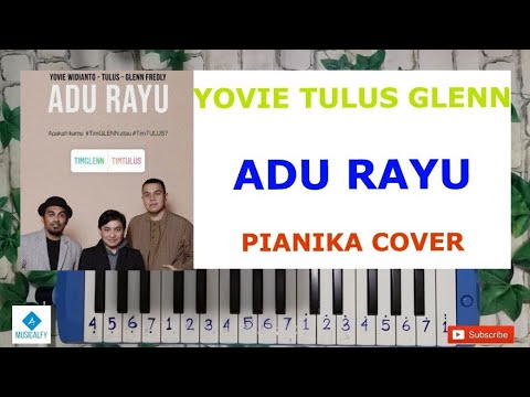 Adu Rayu Yovie Tulus Glenn Not Angka Pianika Youtube