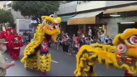 2022.02.15 (Rằm 15 Tết Nguyên Tiêu) đoàn diễu hành + múa lân sư rồng (4) | Milo Chen