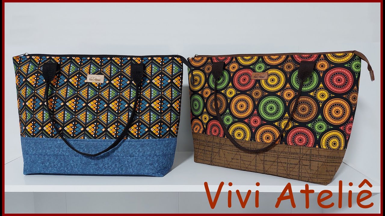 Bolsa de Tecido Maravilhosa | Passo a Passo | Vivi Ateliê