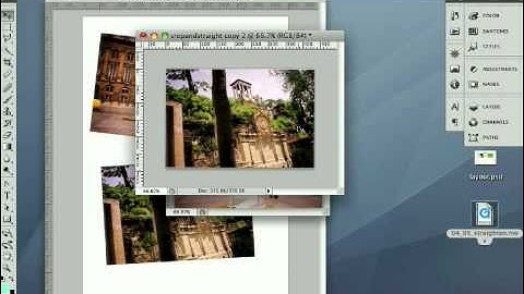 Rotate and Crop image with Photoshop CS4