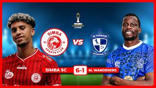 🔴#LIVE: UCHAMBUZI MECHI YA SIMBA SC (6-1) MIGHTY WANDERERS | CAFCL