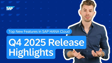 Top New Features in SAP HANA Cloud | Q4 2025 Release Highlights