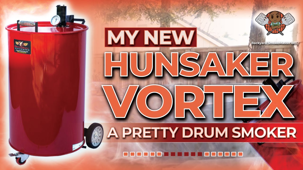 Мой новый Hunsaker Vortex — красивая коптильня барабанного типа