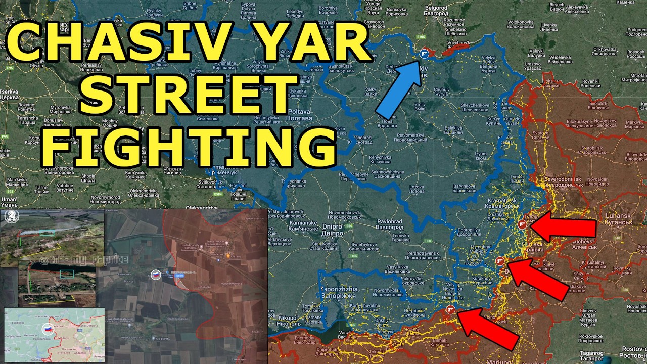 Crazy Russian Assault Right Past Ukrainian Bradley | Chasiv Yar Street Fighting