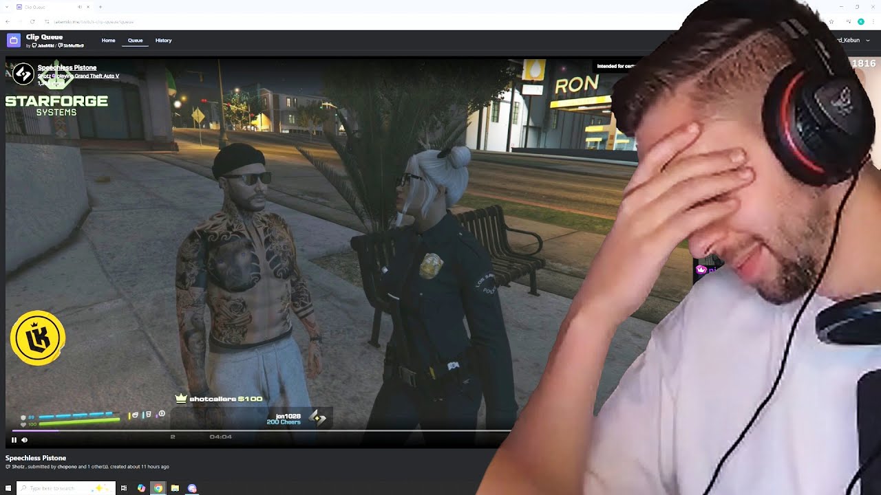 Реакция Кебуна на уморительные клипы GTARP и не только! | Prodigy 2.5