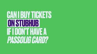 How to buy Passolig tickets on StubHub