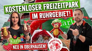 FIRST VISIT TO KARLS Erlebnis-Dorf Oberhausen: Testing the Strawberry Kebab & Attractions