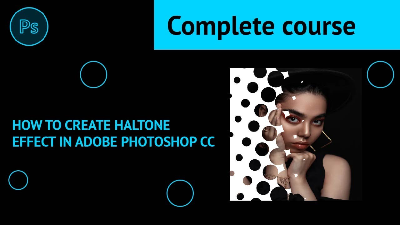 How to Create Halftone Effect in Adobe Photoshop CC - YouTube
